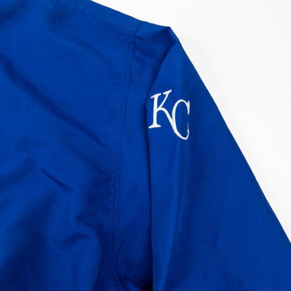 Kansas City Royals Nike Center Swoosh Windbreaker Men's Medium Pullover Blue - Picture 6 of 16